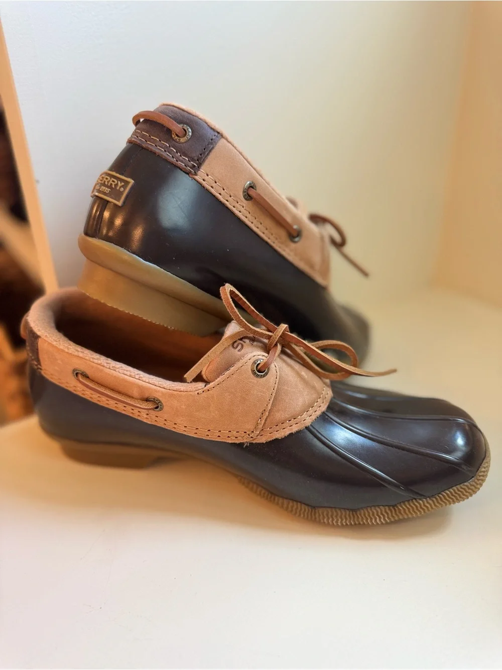 Sperry Top-Sider Brown Duck Shoes | Waterproof Leather| Fall Essential